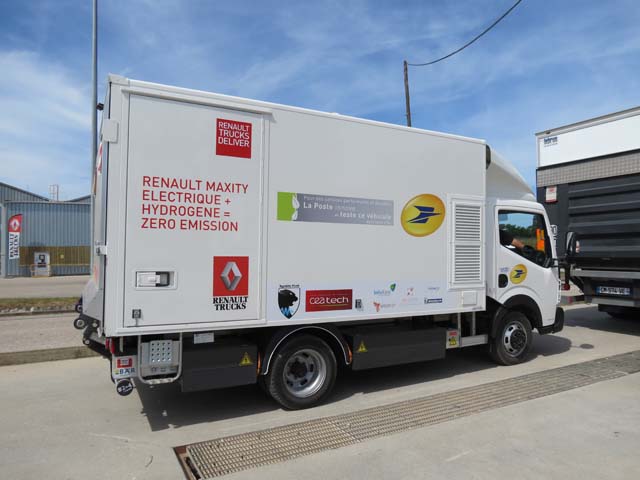 El Maxity a pila de combustible de hidrógeno cuenta con 200 kilómetros de autonomía.